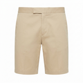 Premium Cotton Gabardine Sarda Shorts (Beige)