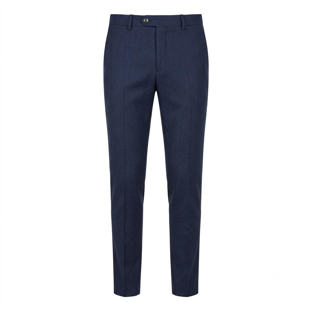 Premium Navy Blue Wool Blend