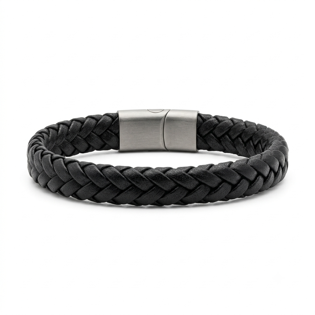 Premium Braided Nappa Leather Bracelet