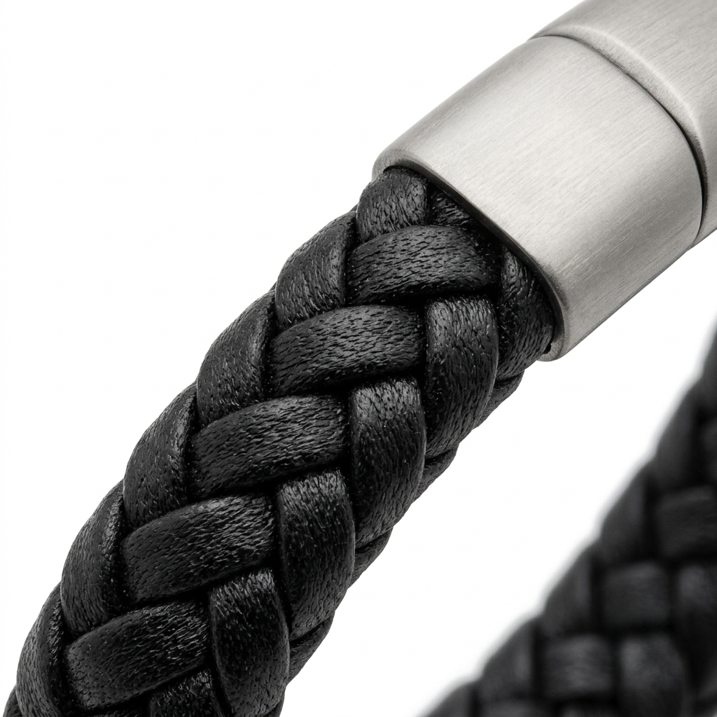 Premium Braided Nappa Leather Bracelet