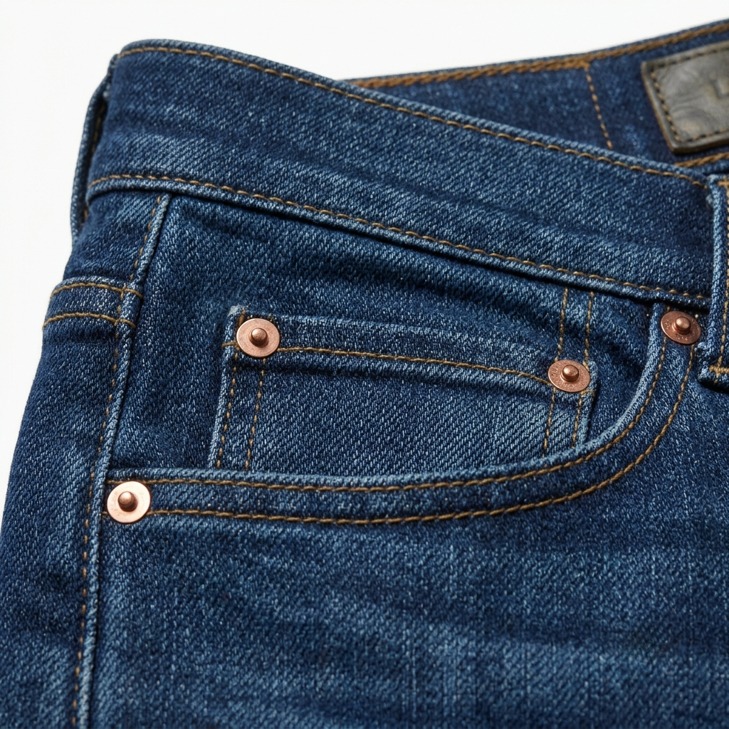 Premium British Tailored Dark Wash Jeans